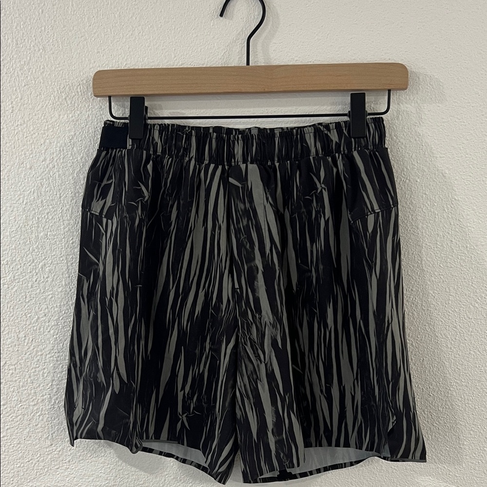 lululemon athletica Black and Gray Athletic Shorts